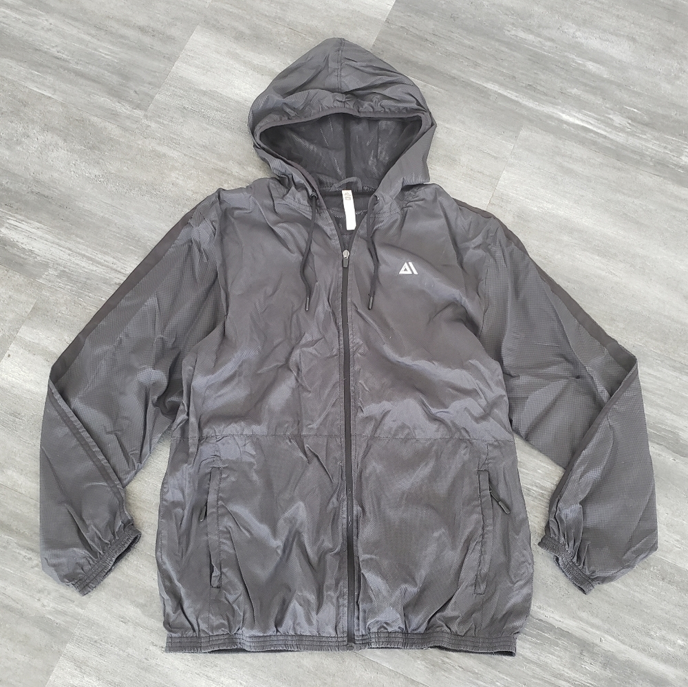 Black Grey Tec-One Lightweight Zip Up
